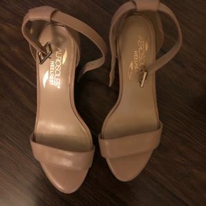 Aerosoles heel sandals 6 1/2 used great condition